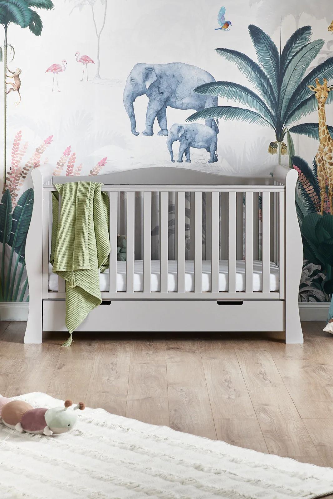 Obaby Stamford Luxe Sleigh Cot Bed