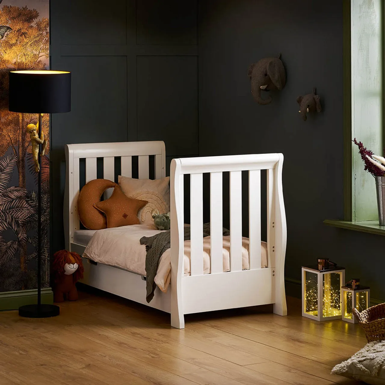 Obaby Stamford Luxe Sleigh Cot Bed
