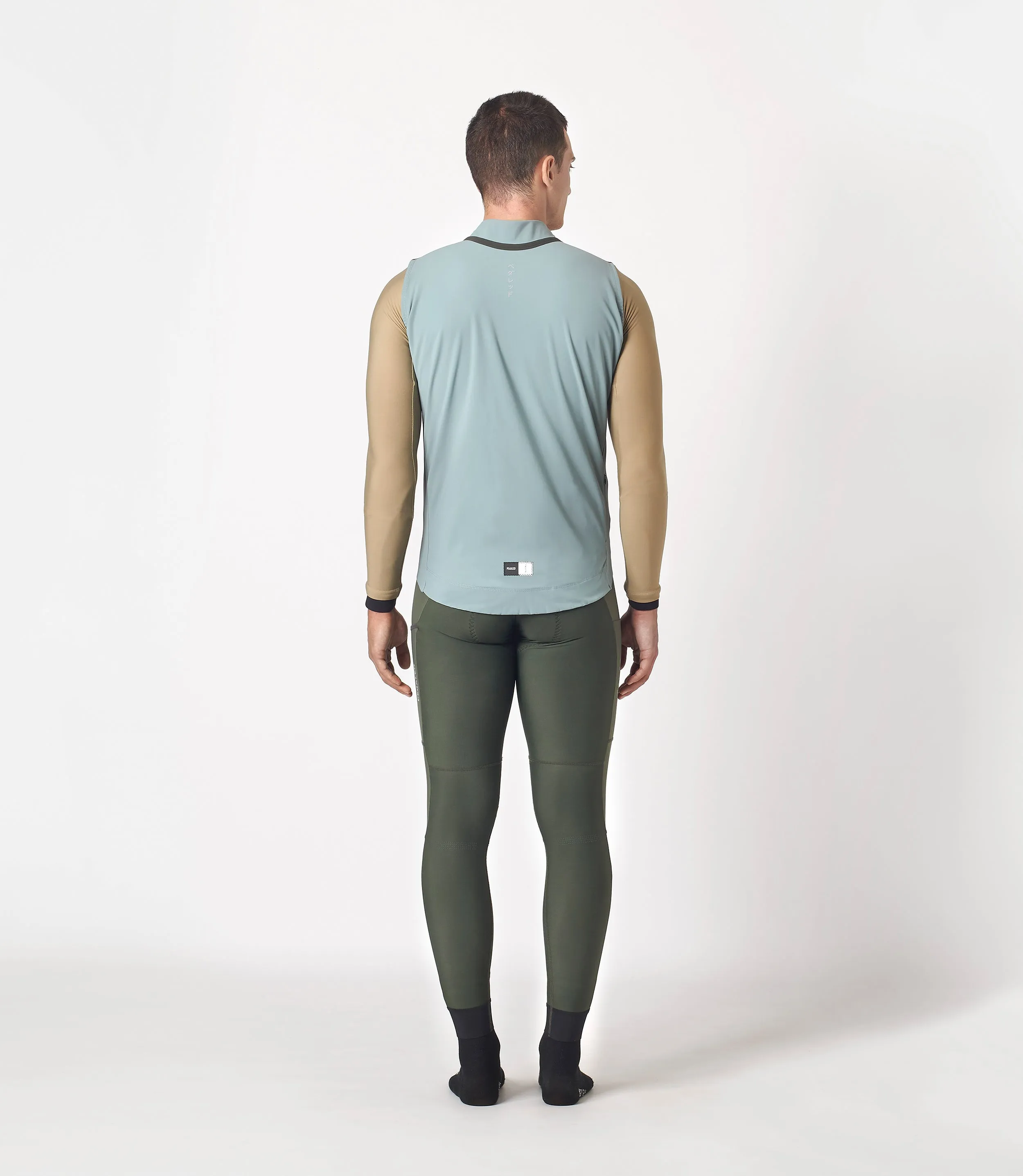 Odyssey waterproof vest in Stormy sea