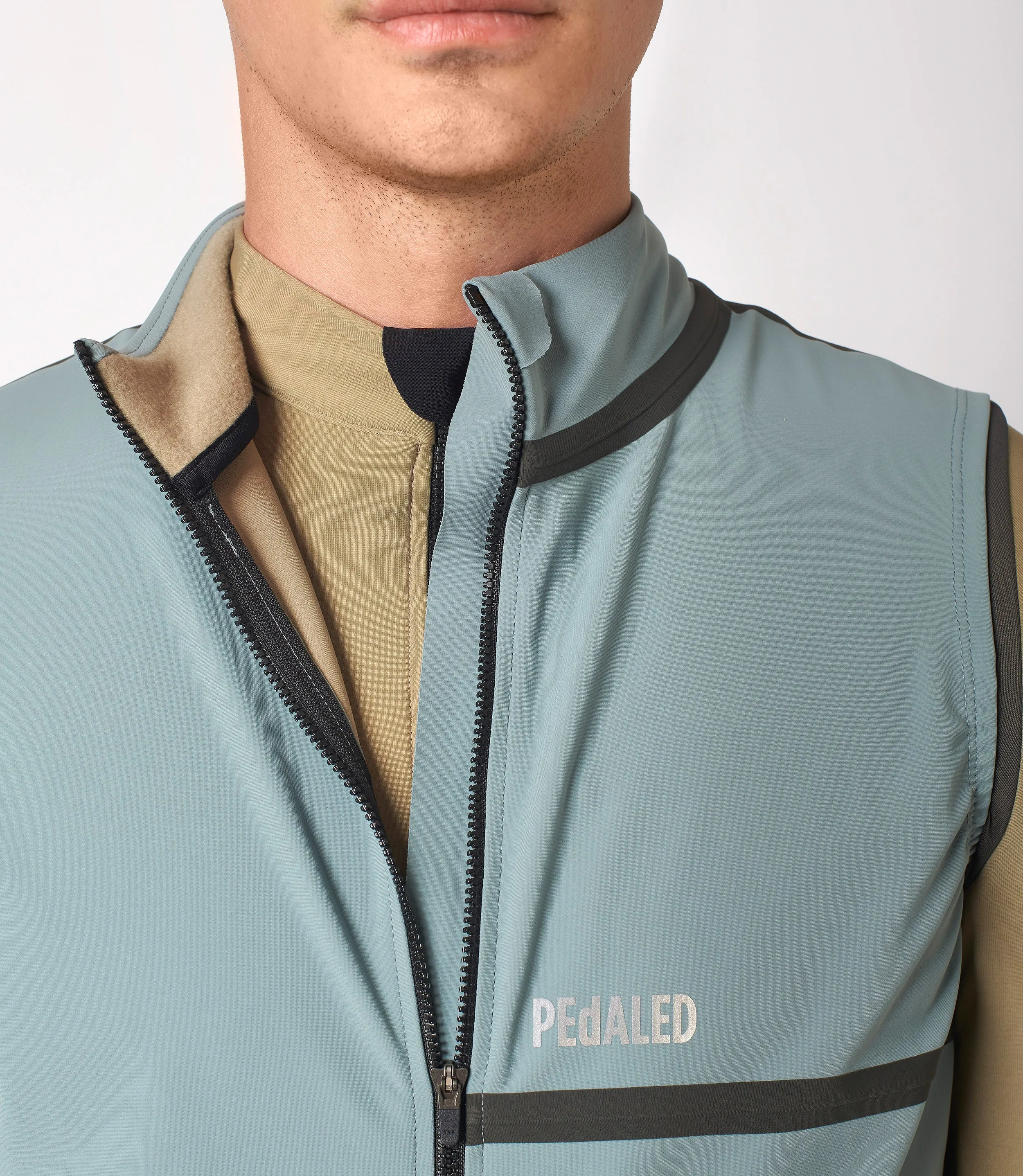 Odyssey waterproof vest in Stormy sea