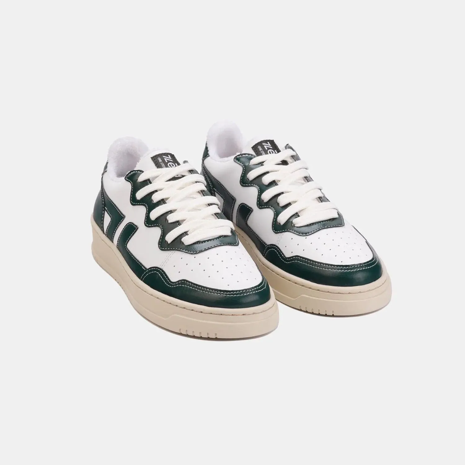 Olea Unisex Recycled Vegan Olive Leather Sneakers | Green