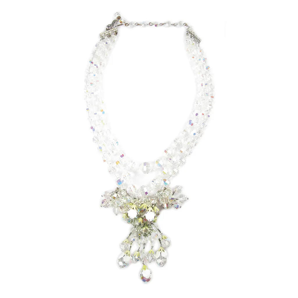 One-Of-A-Kind Estate Vendome Crystal Menagerie Necklace