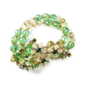 One-Of-A-Kind Vintage Couture Bouquet Bracelet