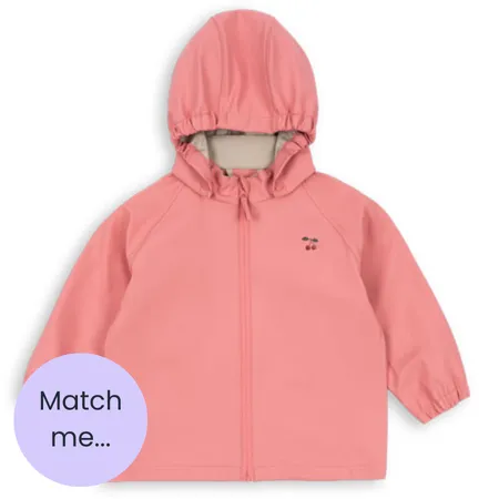 Peachy Pink Waterproof Jacket