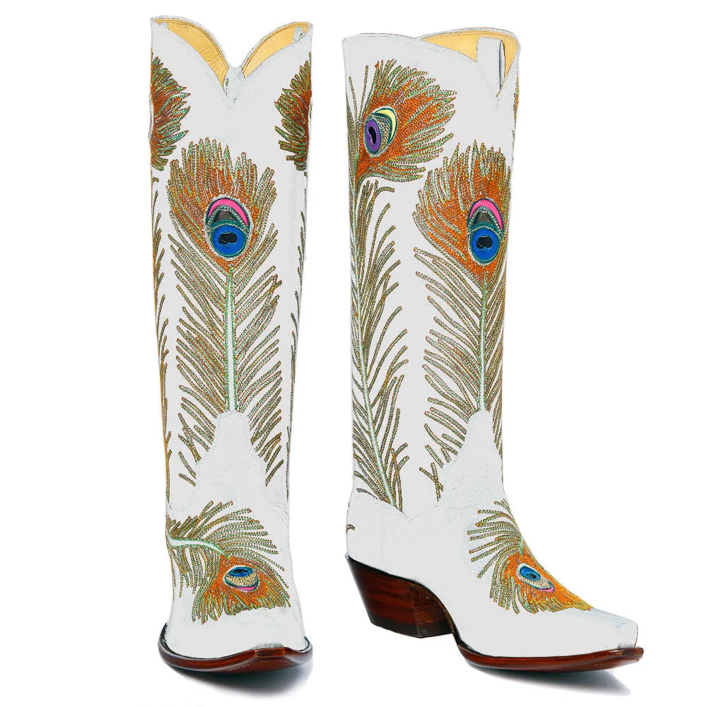 Peacock 14" White