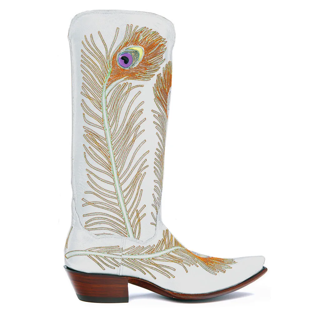 Peacock 14" White