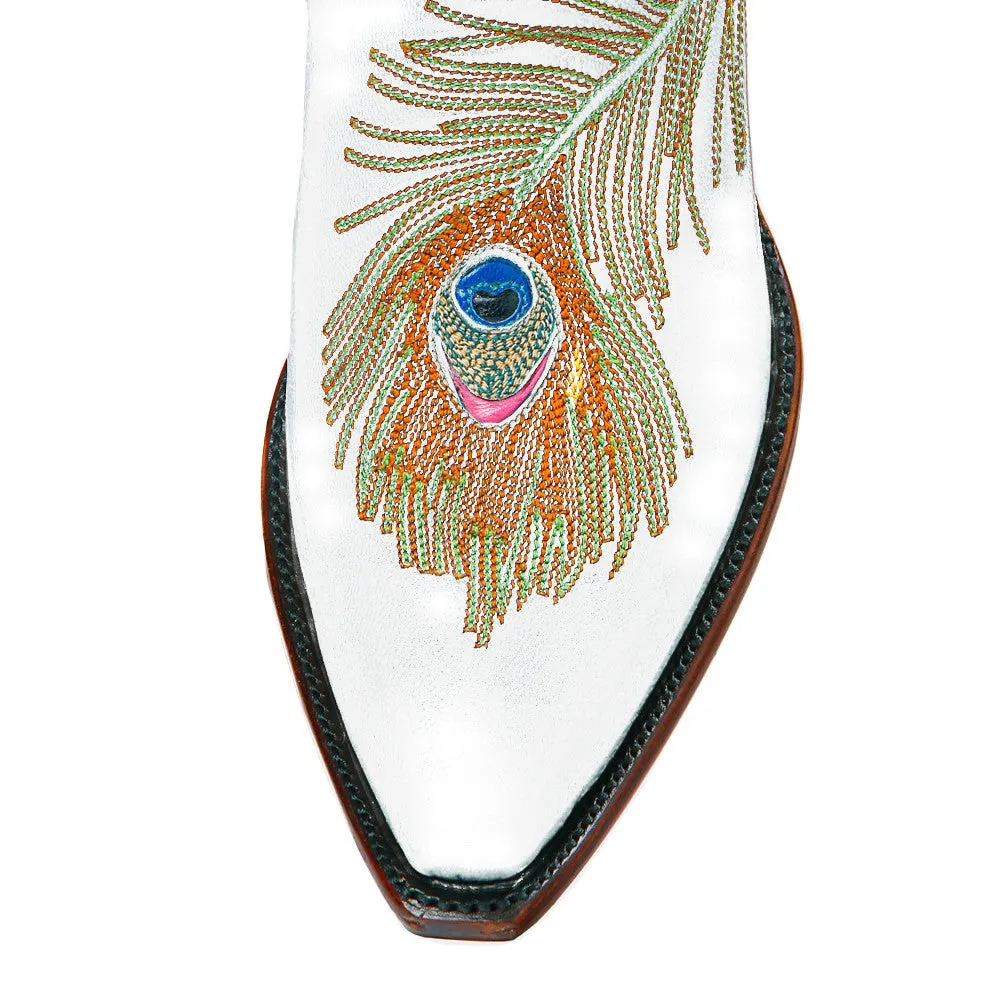Peacock 14" White
