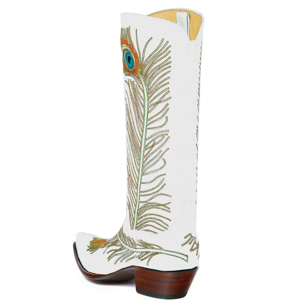 Peacock 14" White
