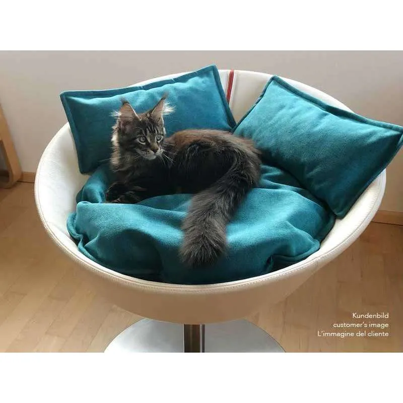Pet Interiors Cosmo Faux Leather Deluxe Cat Bed