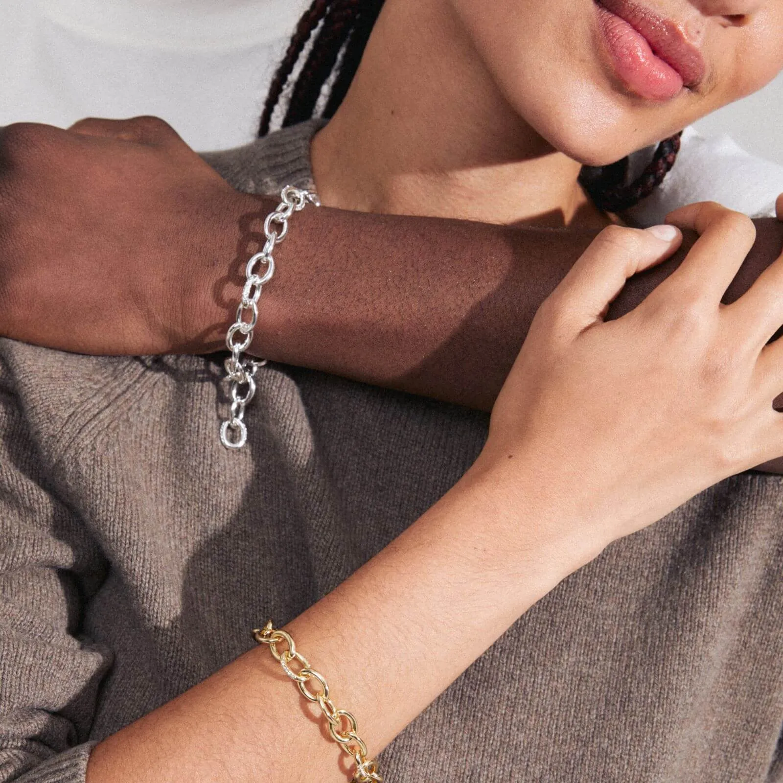 Pilgrim Amiri Gold Link Bracelet