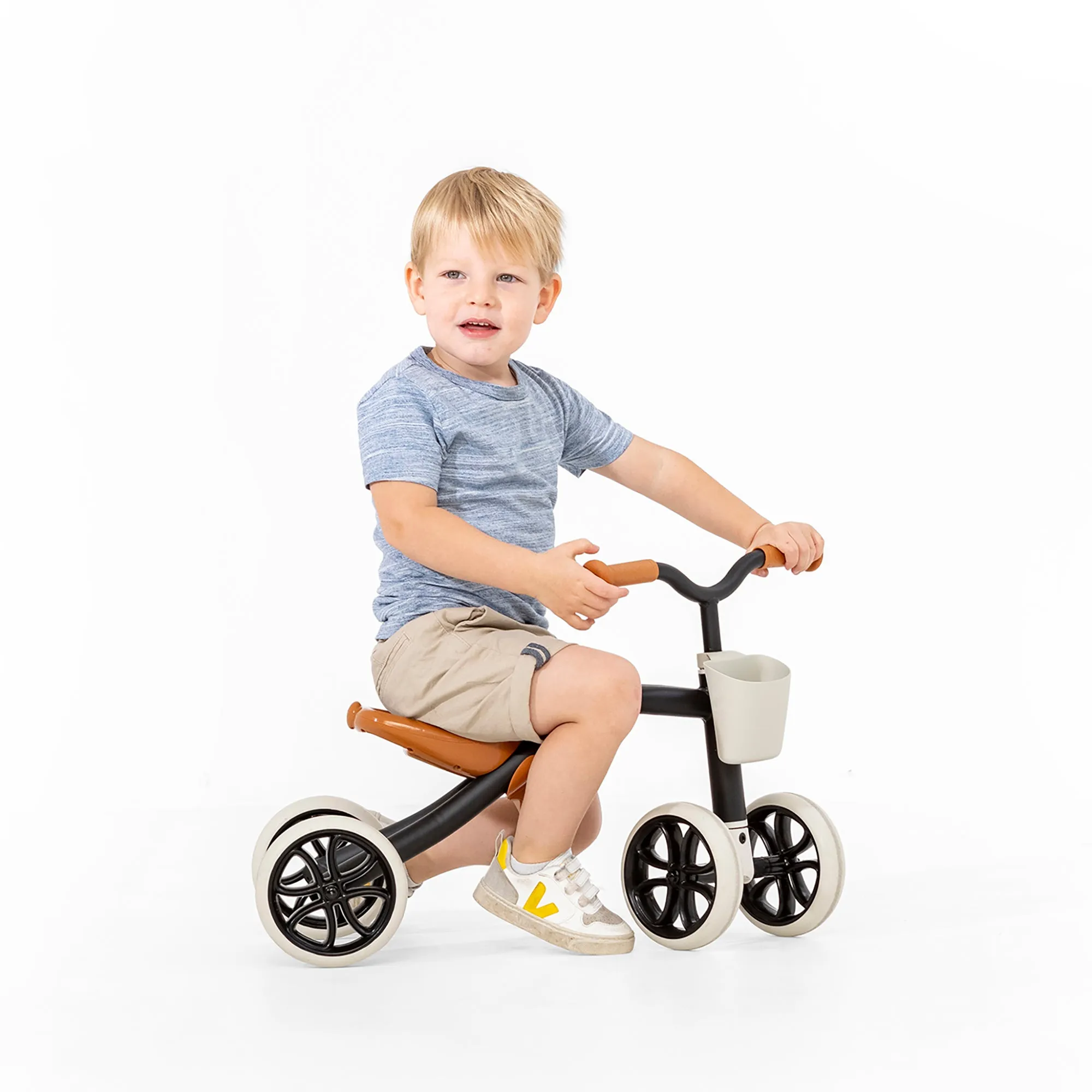 Quadie Basket - 4-wheel grow with me rideon & basket