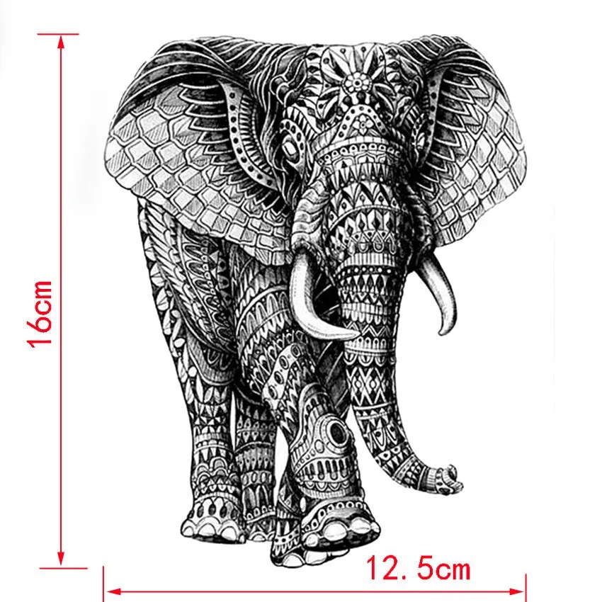 "ELEPHANT" Tatouage Éphémère Waterproof - URB1™