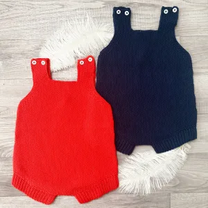 "Jona" Garter Stitch Romper