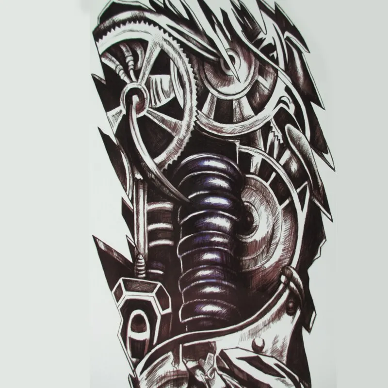 "ROBOT" Tatouage Manchette Éphémère Waterproof - URB1™