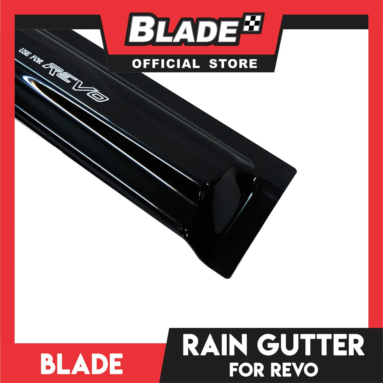 Rain gutter for Toyota Hilux Revo (2016-2018) RR04