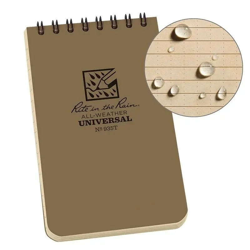 Rite in the Rain Polydura Waterproof Spiral Notebook - 3 x 5