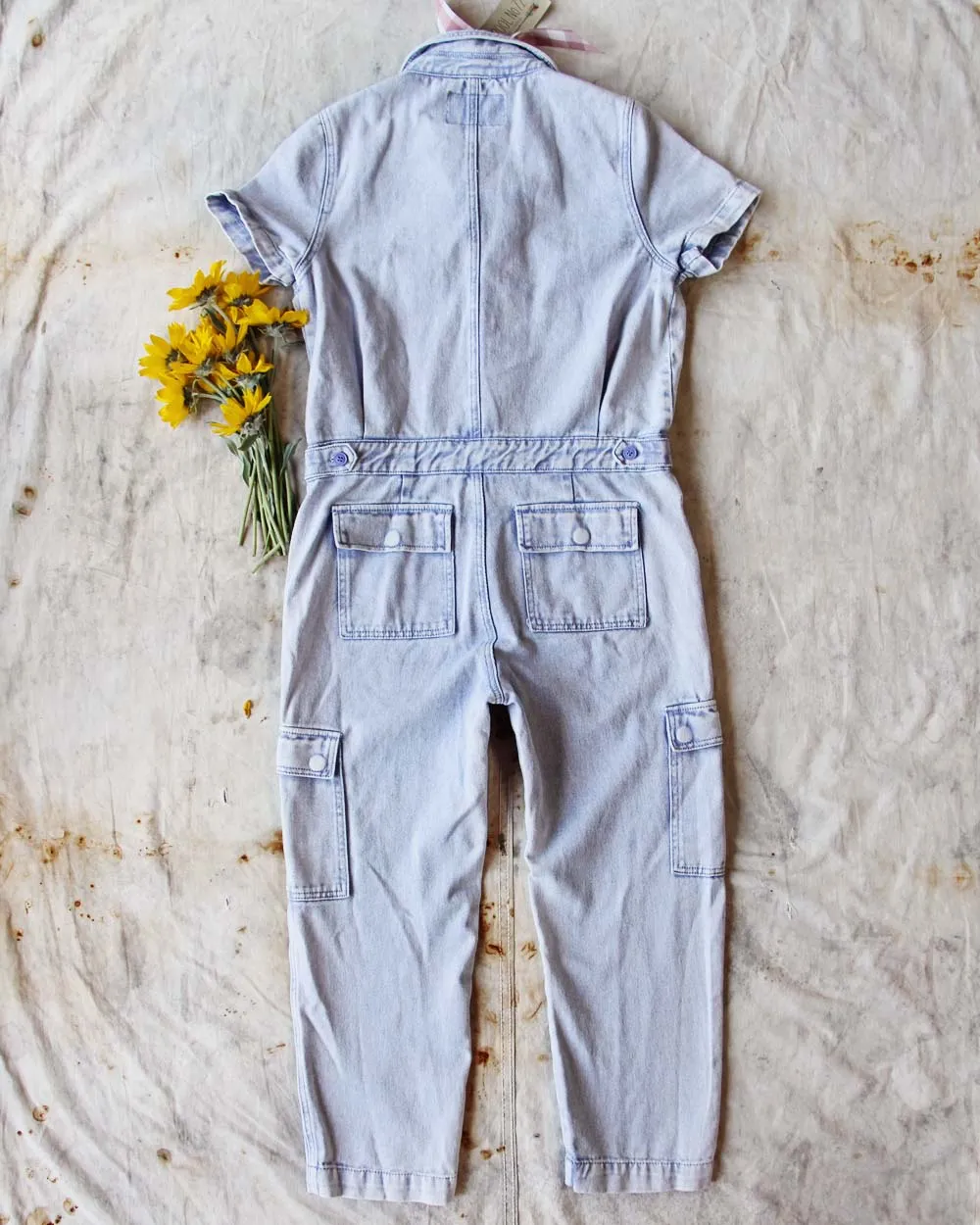 Rosie Coverall Utility Jumpsuit in Lilac