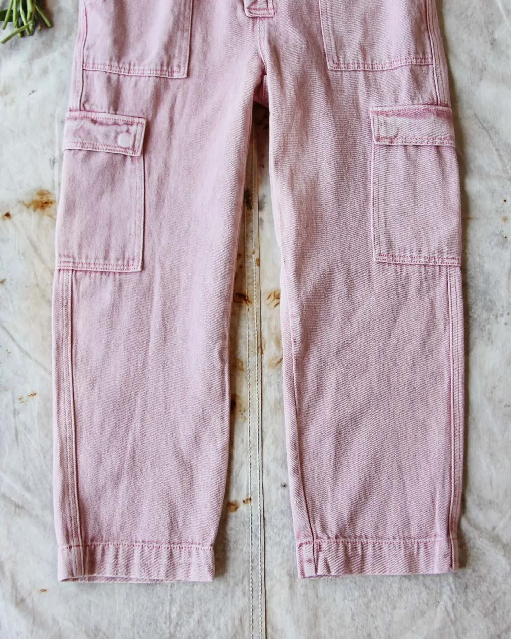 Rosie Coverall Utility Jumpsuit in Pink