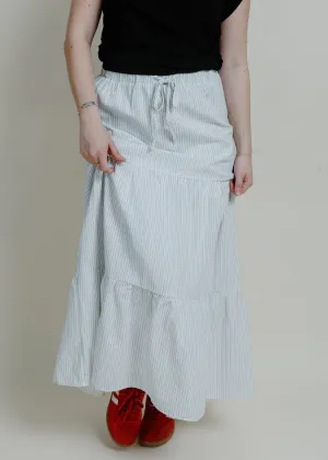 Setting Sun Striped Midi Skirt