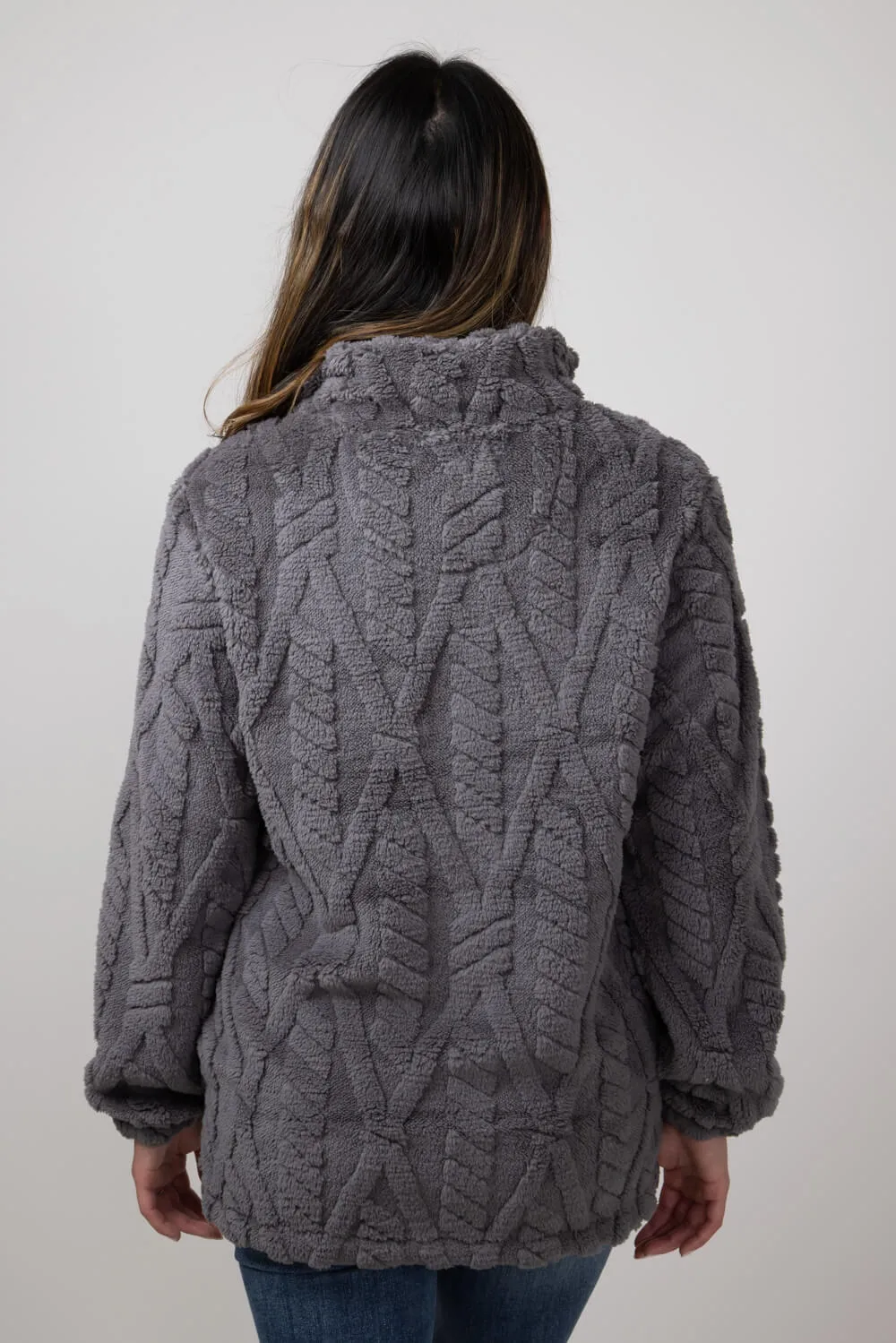 Simply Southern Kate Pullover for Women in Pavement Grey | PP-0224-PULL-KATE-PVMNT