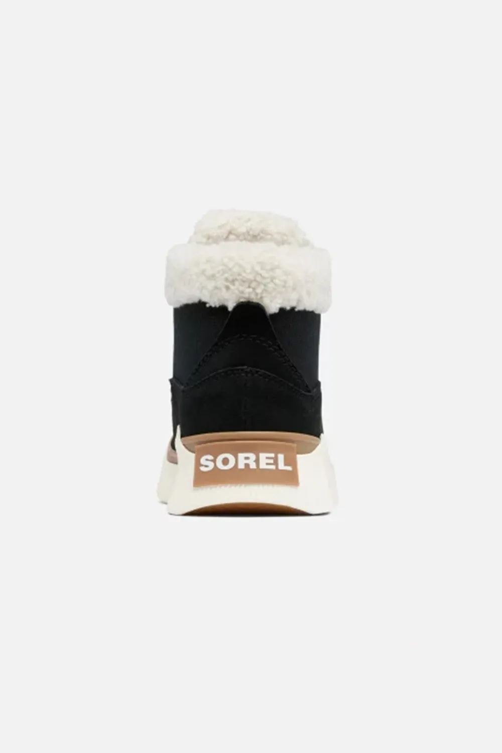 Sorel Out N About IV Mid Sneakers for Women in Black Sea Salt | 2088201-010