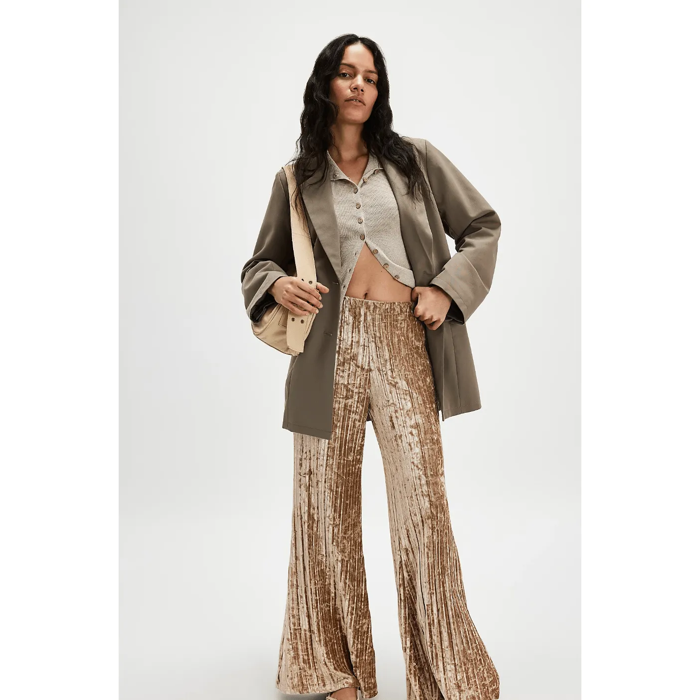 Star Sign Velvet Pants