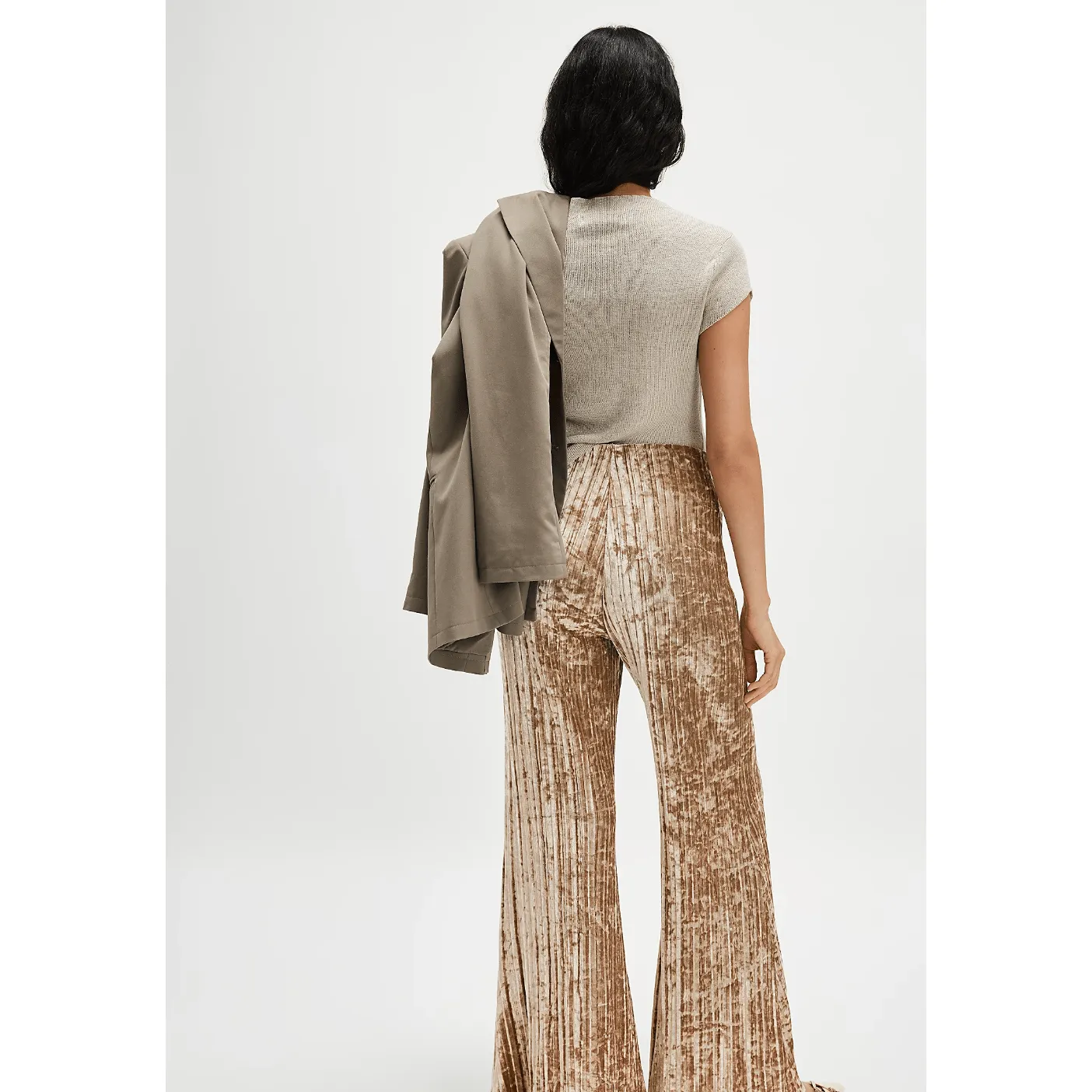 Star Sign Velvet Pants