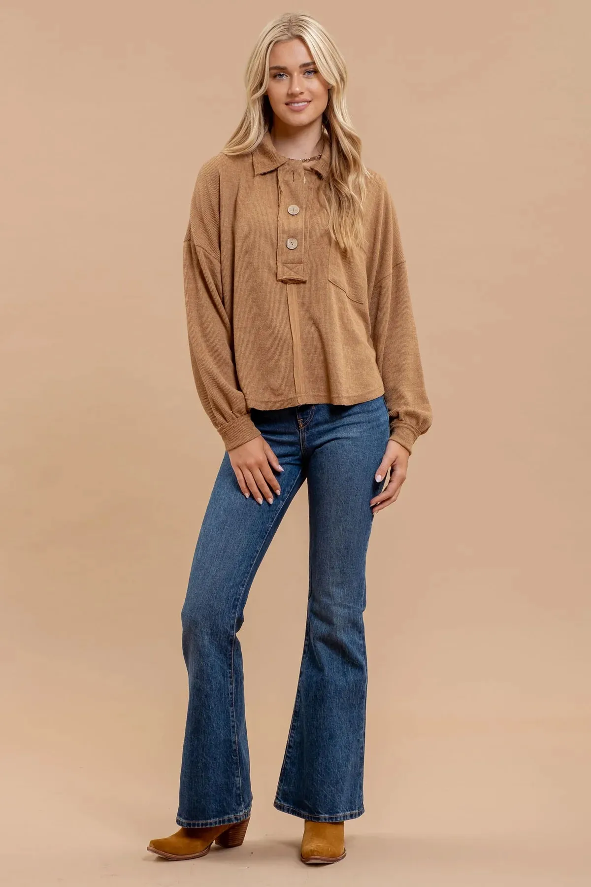 Still Thinking Of You Long Sleeve Top-Multiple Colors Available