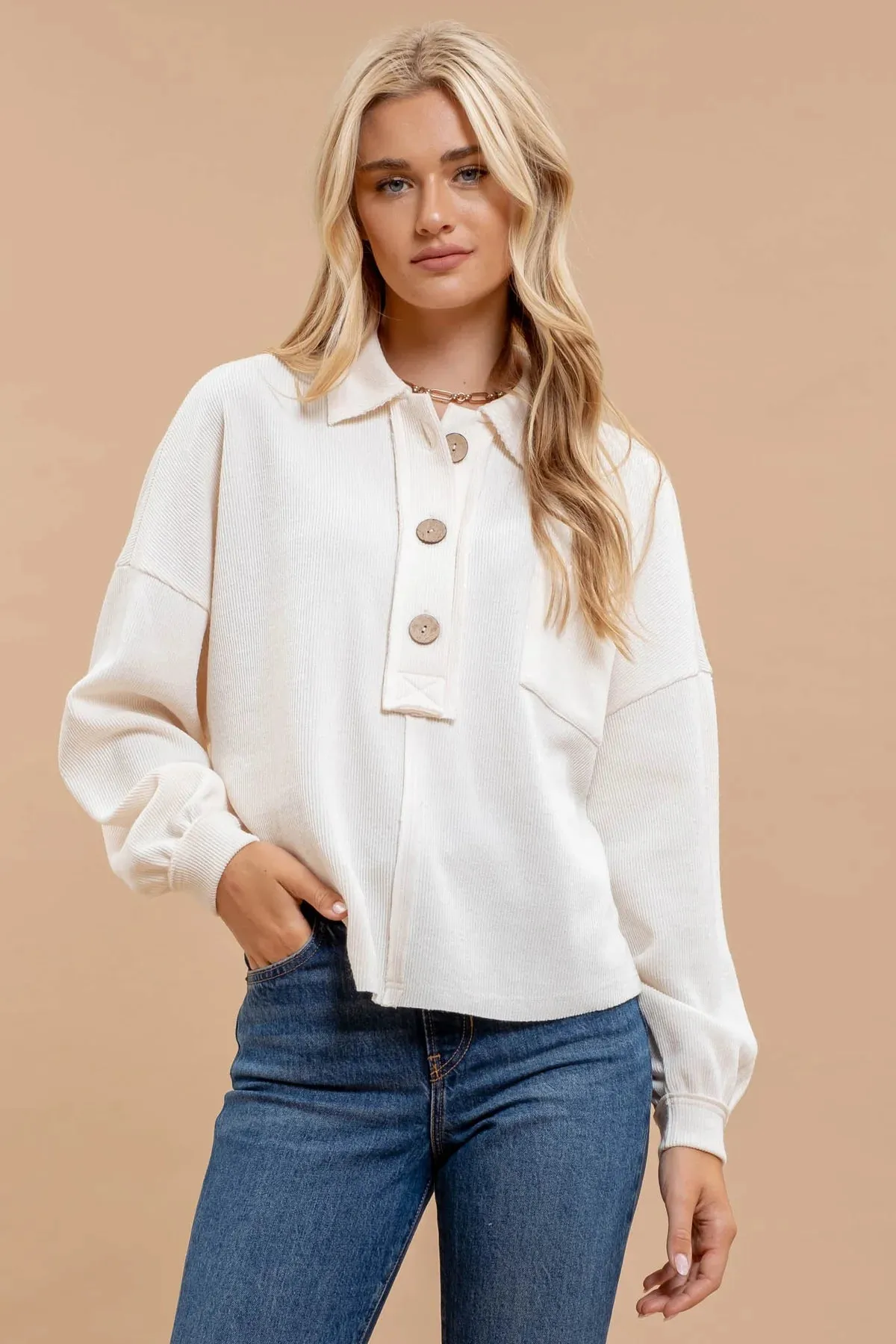 Still Thinking Of You Long Sleeve Top-Multiple Colors Available