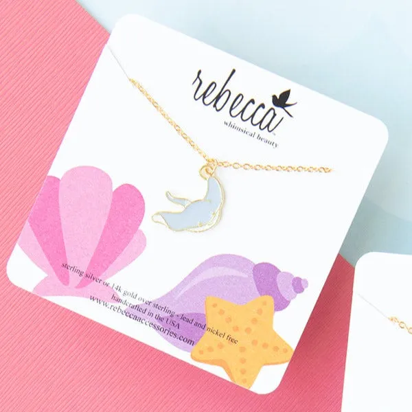 Stingray Enamel Charm Necklace Children’s Jewelry