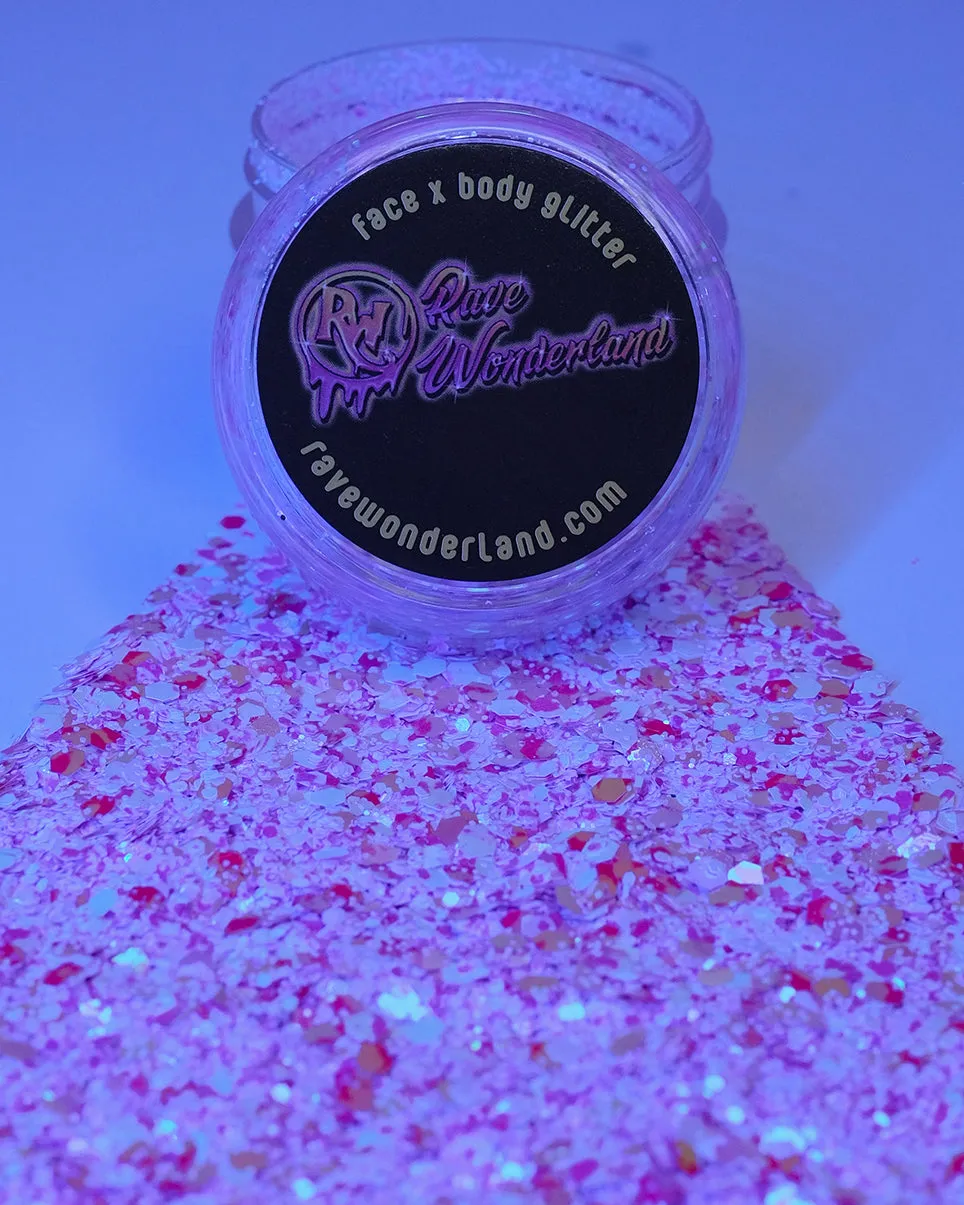 Strawberry Shortcake Pink Chunky Glitter