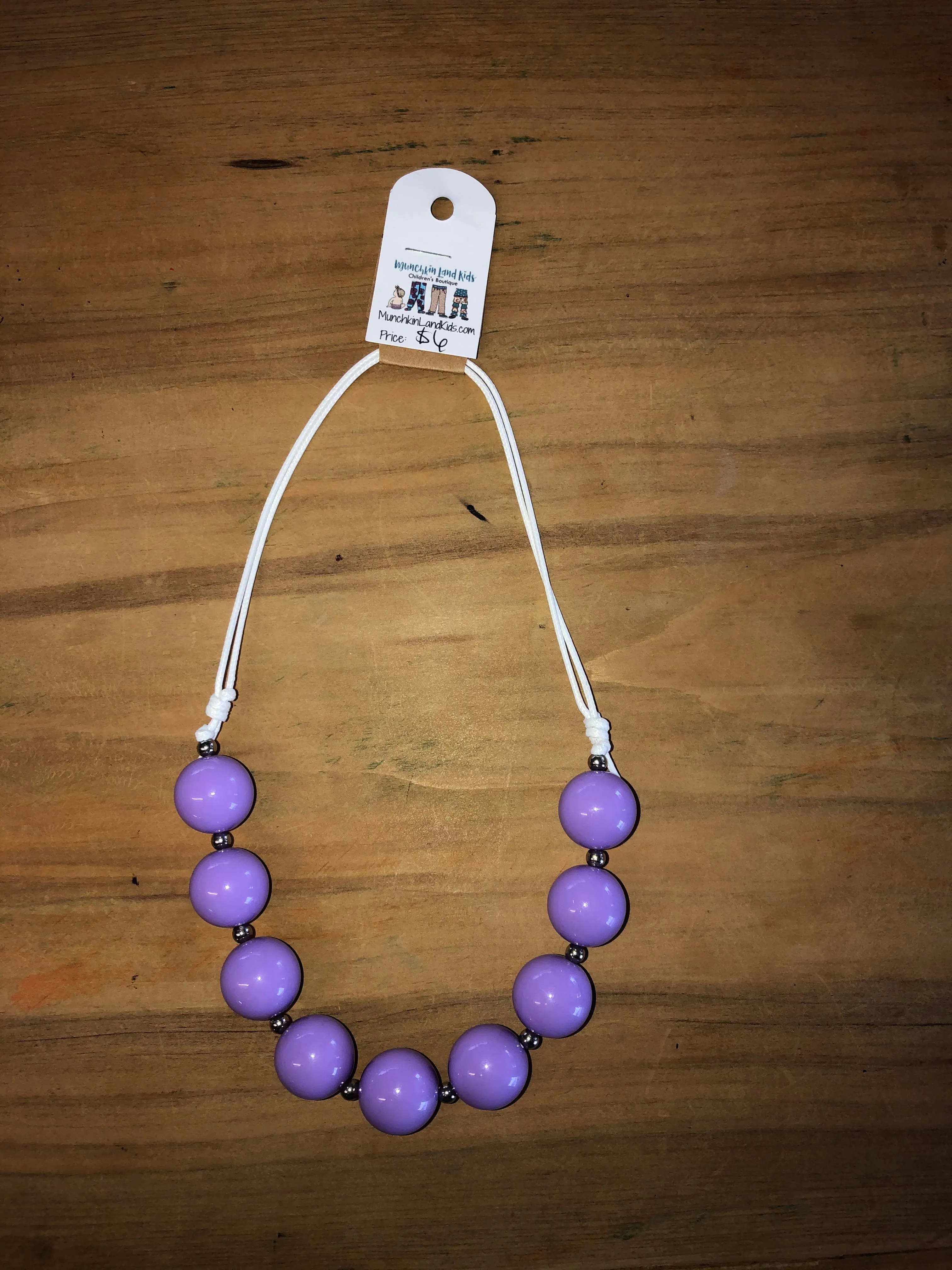 String chunky necklaces