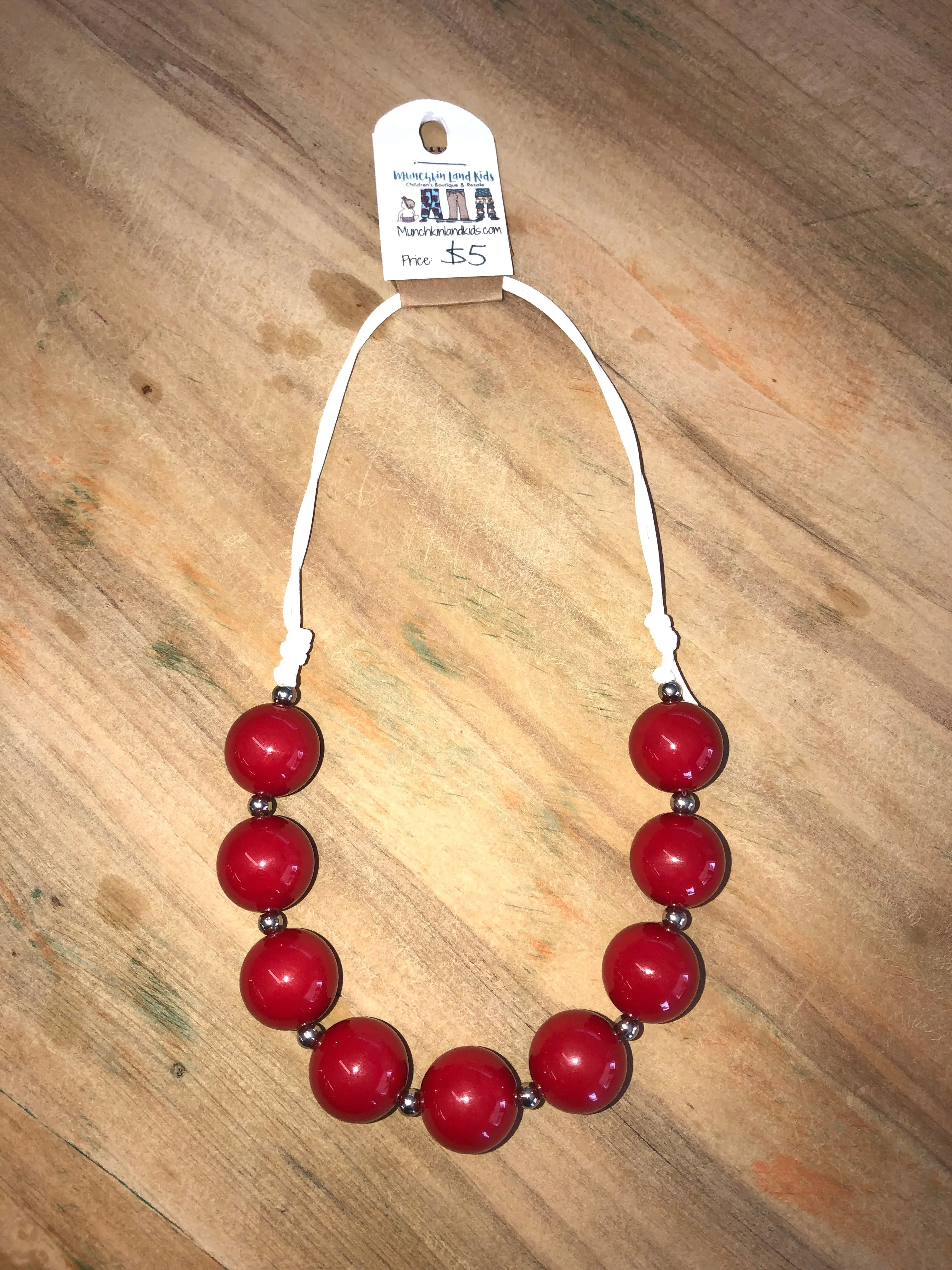 String chunky necklaces