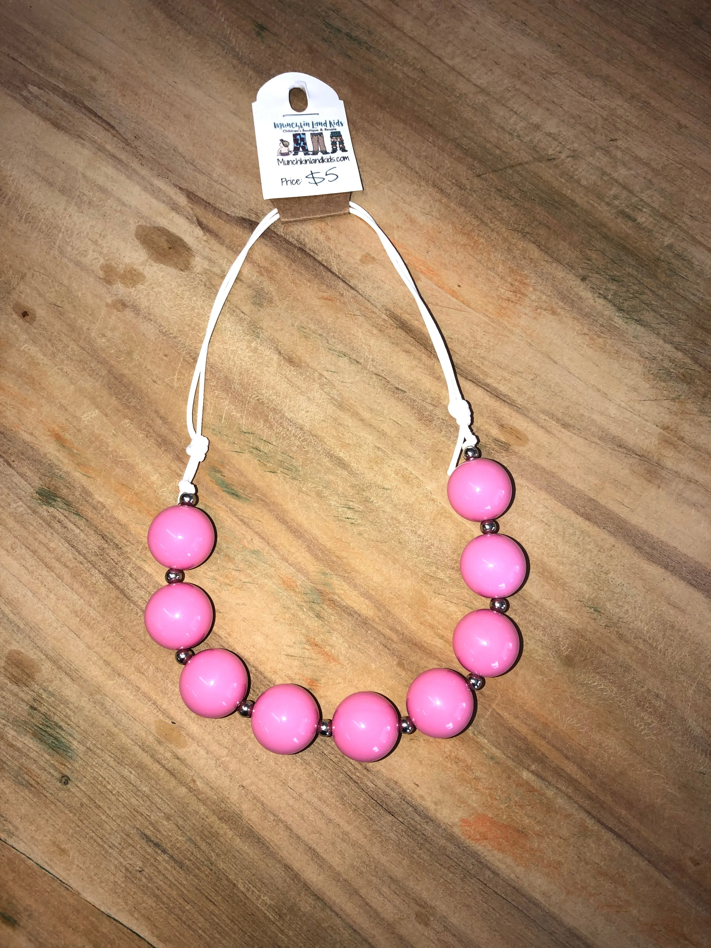 String chunky necklaces