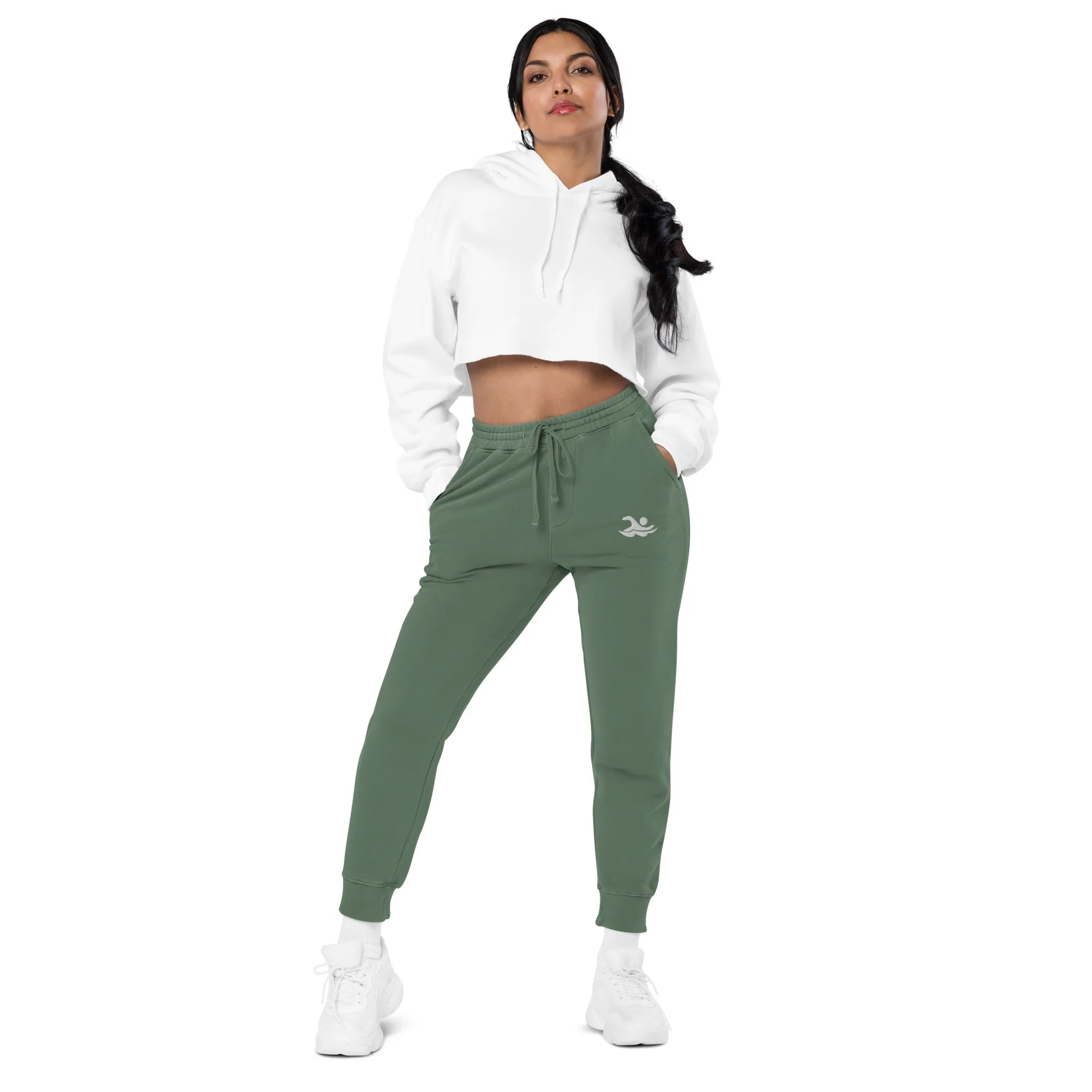 Swim Logo Pigment-Dyed Premium Unisex Sweatpant