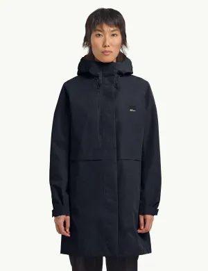 Terraview 2 Layer Coat - Dark Navy