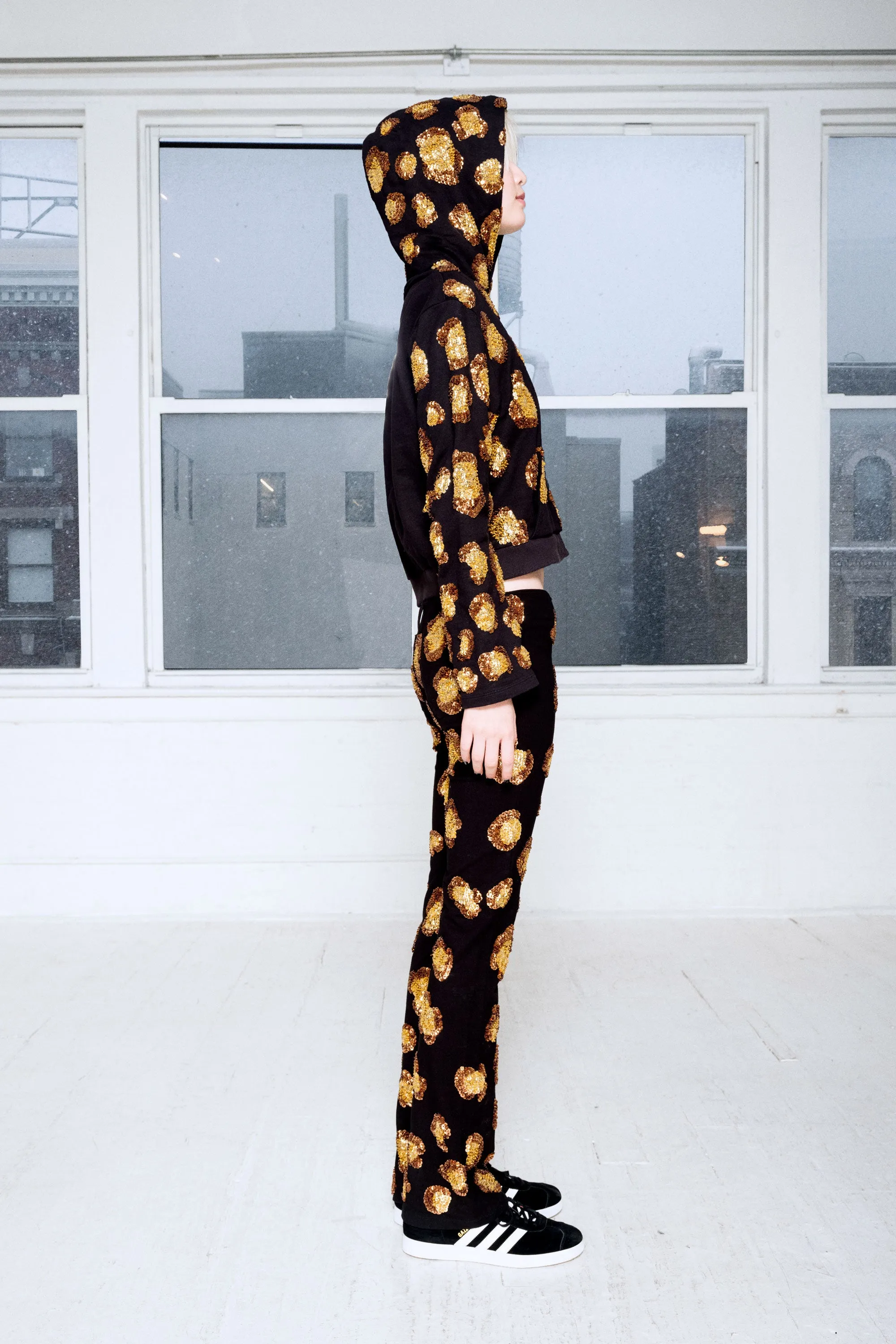 The Ice Leopard Bootcut Pants