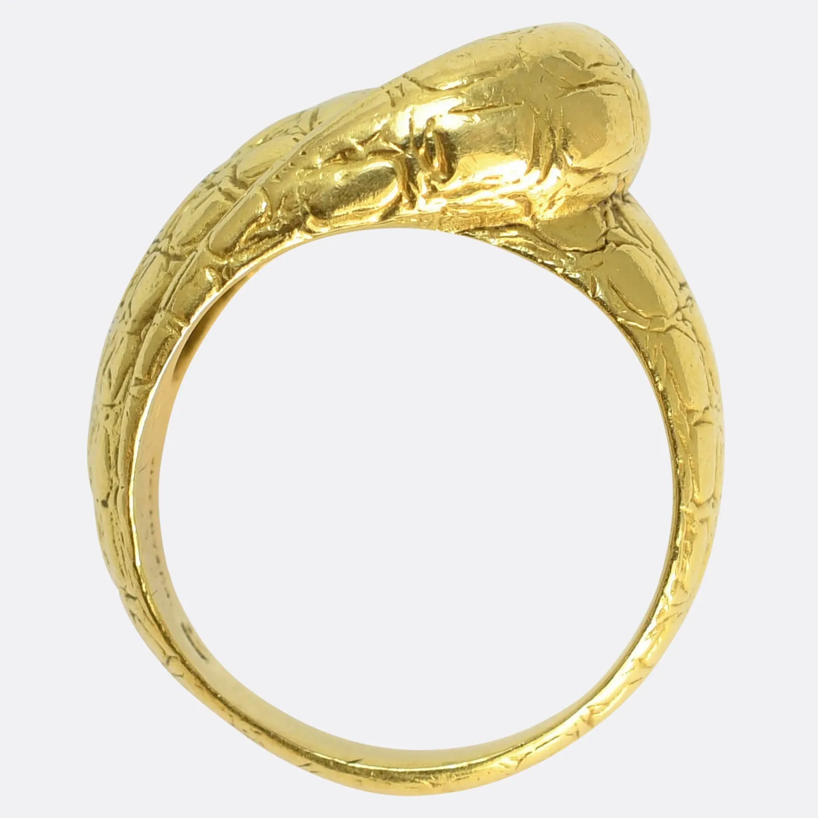 Tiffany & Co 18k Gold Buckle Ring