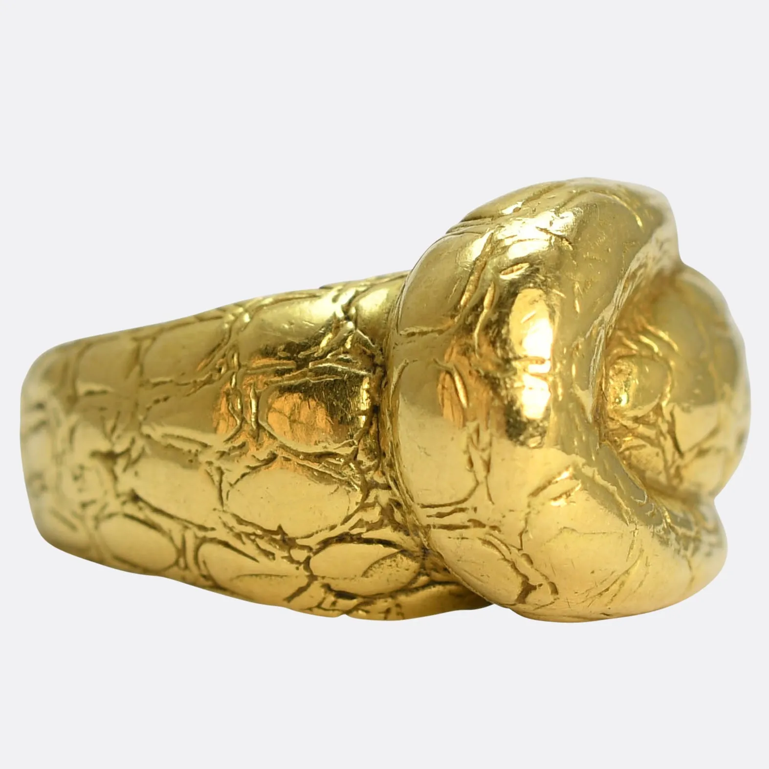 Tiffany & Co 18k Gold Buckle Ring