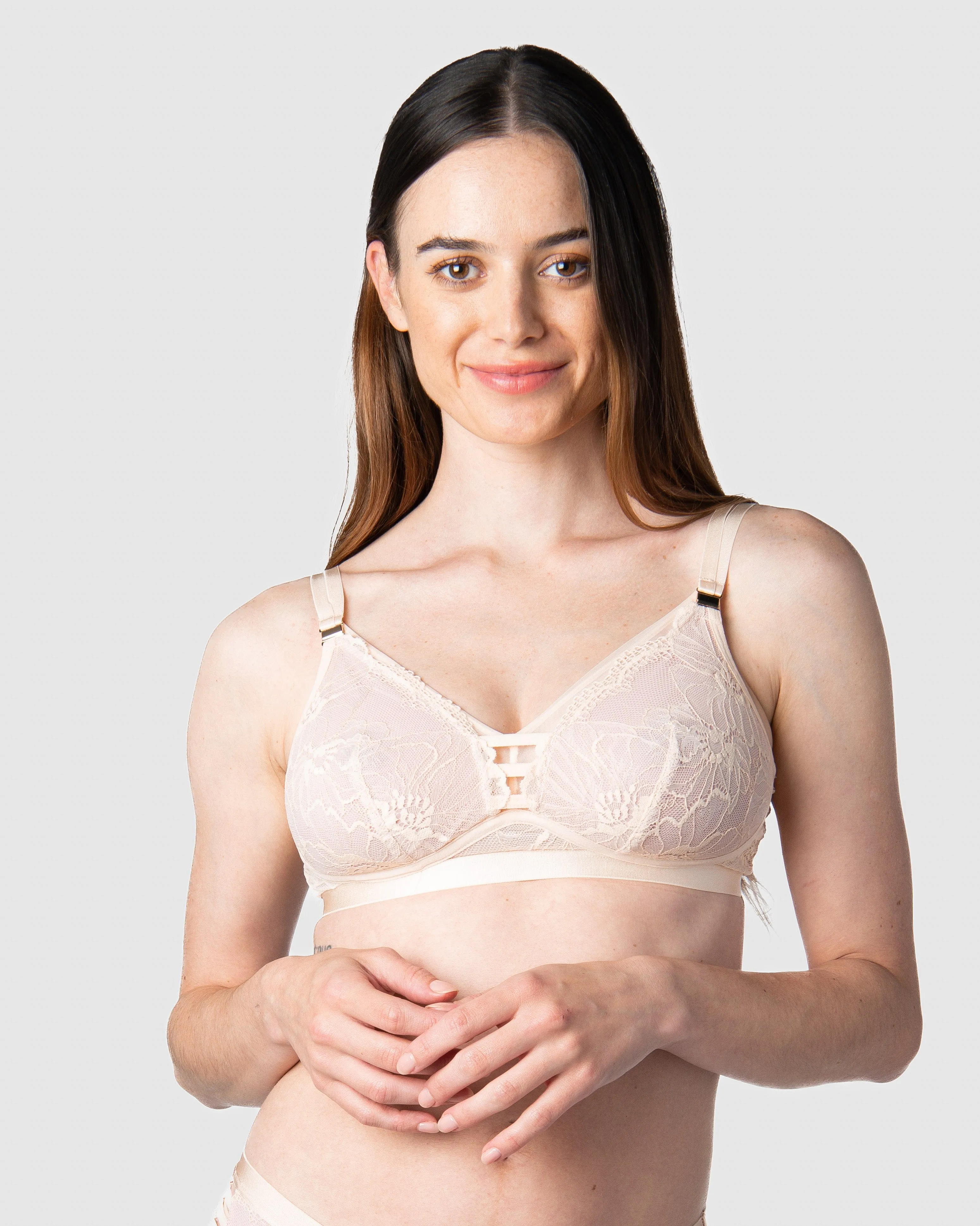 True Luxe Multifit Nursing Bra - Cameo