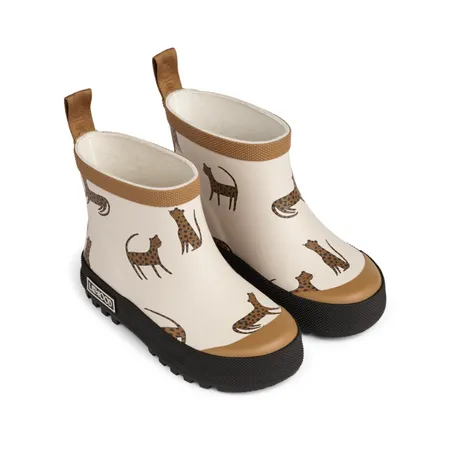 UK 7 Tekla Leopard Short Rainboot