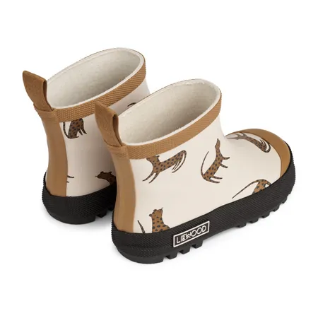 UK 7 Tekla Leopard Short Rainboot