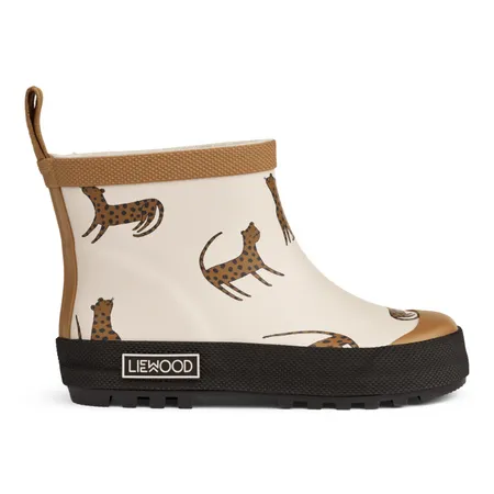 UK 7 Tekla Leopard Short Rainboot