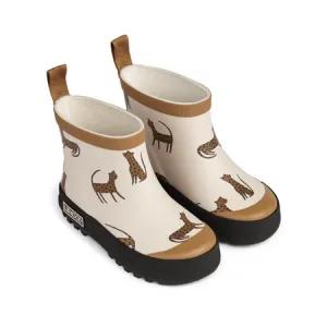 UK 7 Tekla Leopard Short Rainboot
