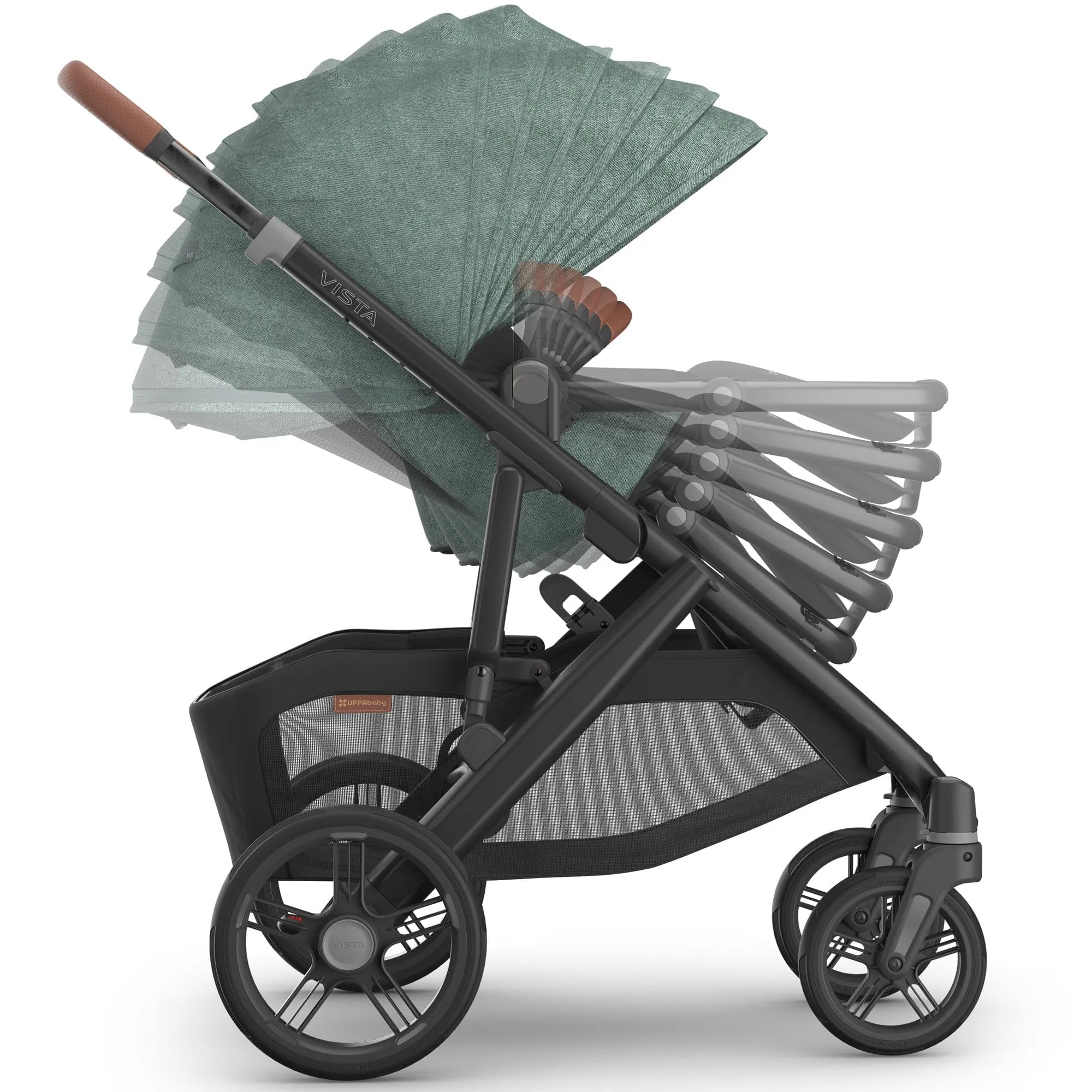 Uppababy Vista V3 Twin Complete Bundle in Gwen