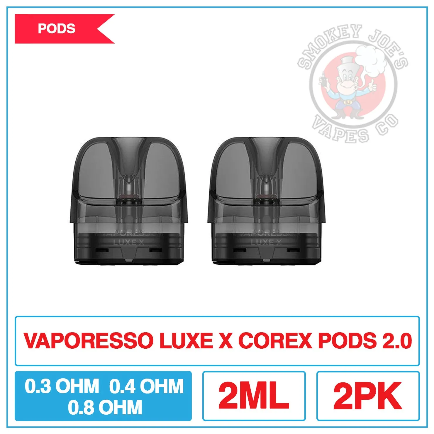 Vaporesso - Luxe x - Corex 2.0 Replacement Pods