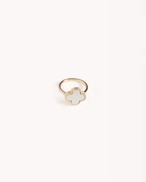 VERNA RING - GOLD-PEARL