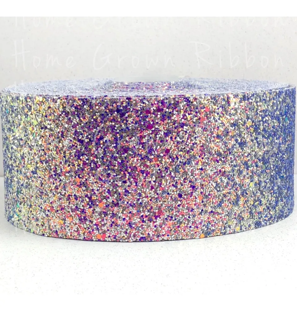Viola Chunky 3" Glitter Ribbon