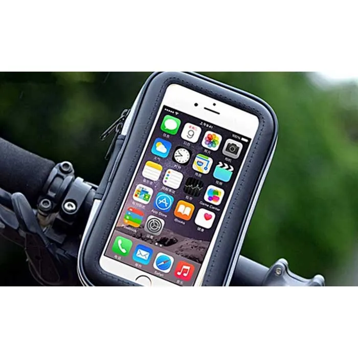 Waterproof Bike and Motorcycle Smartphone Handlebar Mount and Case