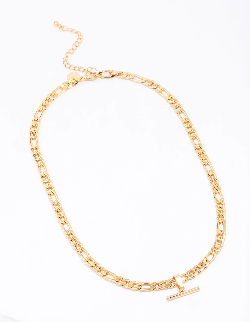 Waterproof Gold Plated Stainless Steel Chunky Fob Necklace
